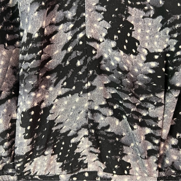 Rebecca Taylor Summer Storm Silk Sleeveless V-Neck Dress - Picture 8 of 15